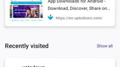 Captura de tela de Firefox 6