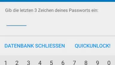 Captura de tela de Keepass2Android 4