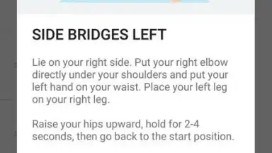 Captura de tela de Home Workout 4
