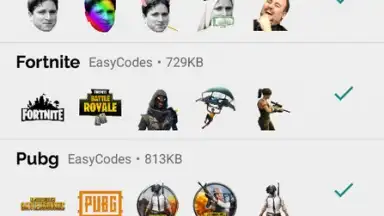Captura de tela de WAStickerApps - Games stickers for Whatsapp 1
