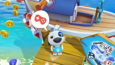 Captura de tela de My Talking Hank: Islands 12
