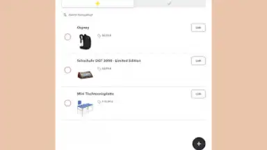 Captura de tela de Wishlists 3