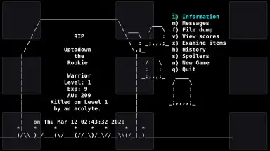 Captura de tela de Angband (Angdroid) 2