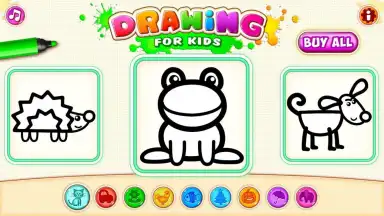 Captura de tela de Drawing for Kids! Coloring Children Games Toddlers 8