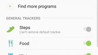 Captura de tela de Samsung Health 8