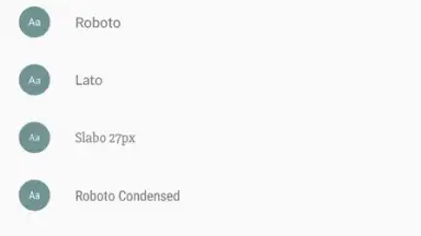 Captura de tela de Font Installer 1
