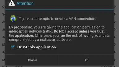 Captura de tela de Tigervpns 3