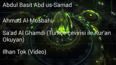 Captura de tela de Holy Quran video and MP3 6