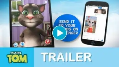 Captura de tela de Talking Tom for Messenger 1