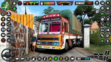 Captura de tela de Indian Truck Cargo Lorry Games 2