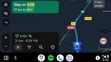 Captura de tela de Android Auto 4