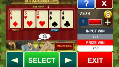 Captura de tela de Garage slot machine 5