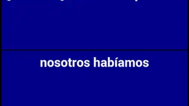Captura de tela de Spanish Verb Trainer 3