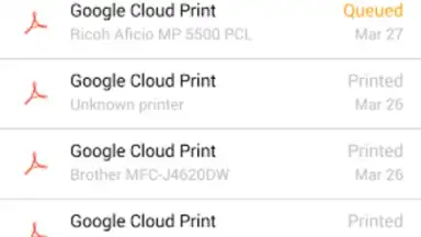 Captura de tela de Cloud Print 3