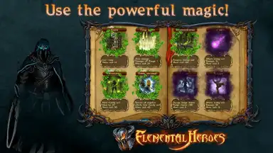 Captura de tela de Elemental Heroes 3