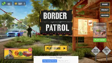 Captura de tela de Border Patrol Police Game 1