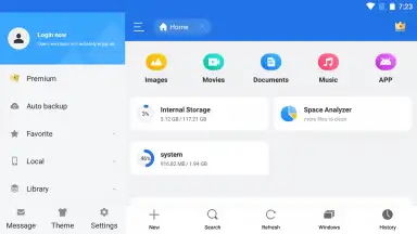 Captura de tela de ES File Explorer 7