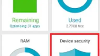 Captura de tela de Samsung Device Security 1