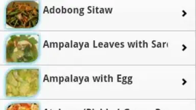 Captura de tela de Pinoy Food Recipes 3