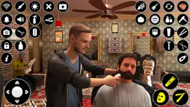 Captura de tela de Barber Shop Game: Hair Salon 4