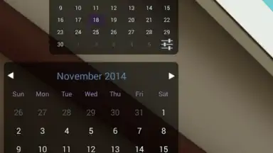Captura de tela de Month Calendar Widget 10