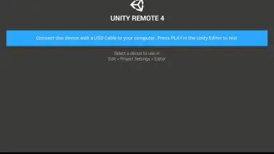 Captura de tela de Unity Remote 4 4