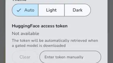 Captura de tela de Google AI Edge Gallery 4