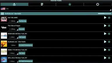 Captura de tela de Internet Radio 5