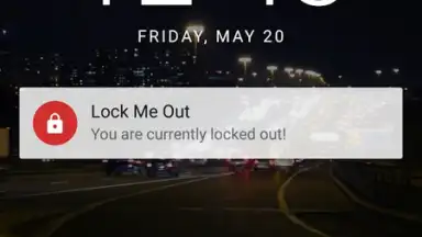 Captura de tela de Lock Me Out 1
