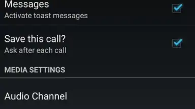 Captura de tela de MP3 Call Recorder 5