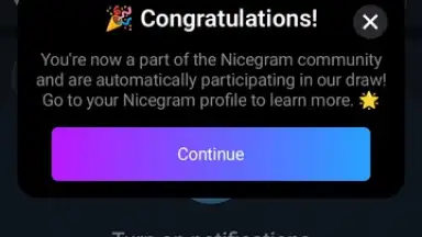 Captura de tela de Nicegram: Web3 for Telegram X 1