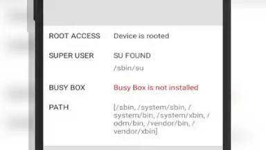 Captura de tela de Root Checker & Busy Box Check - Basic Free App 5