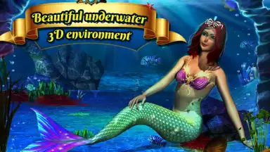 Captura de tela de Cute Mermaid Simulator 3D 2