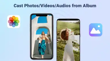 Captura de tela de PigeonCast - Cast via AirPlay 2