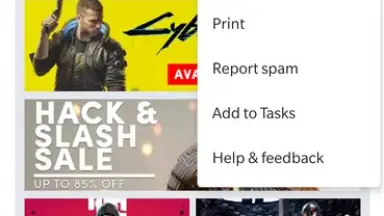 Captura de tela de Gmail 2