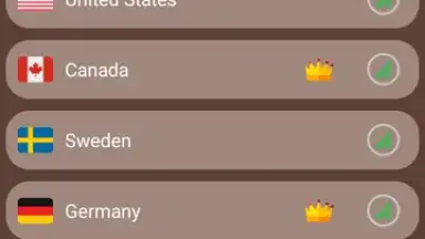 Captura de tela de X premium VPN 2