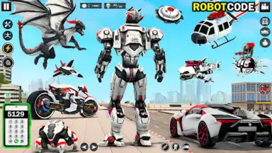 Captura de tela de Dragon Robot Car Transform 6