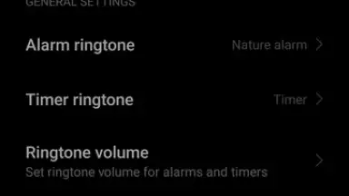 Captura de tela de MIUI Clock 3
