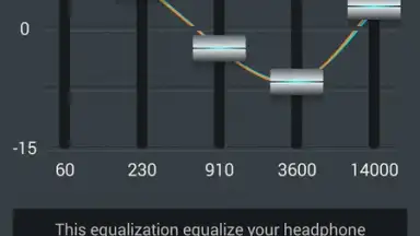 Captura de tela de Headphones Equalizer 1