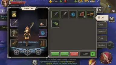 Captura de tela de Guardians of Fantasy 6