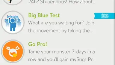 Captura de tela de mySugr Diabetes Logbook 2