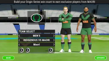 Captura de tela de Rugby League 24 3