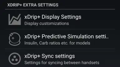 Captura de tela de xDrip+ 6