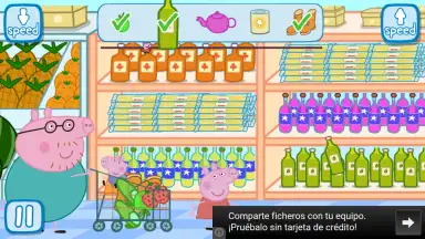Captura de tela de Peppa in the Supermarket 2