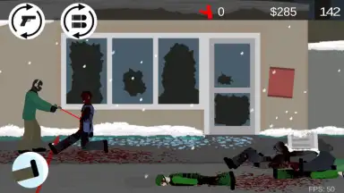 Captura de tela de Flat Zombies: Cleanup and Defense 12