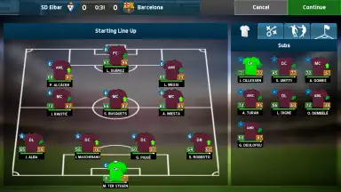 Captura de tela de Soccer Manager 2018 6