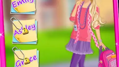 Captura de tela de Princess School Dressup 2