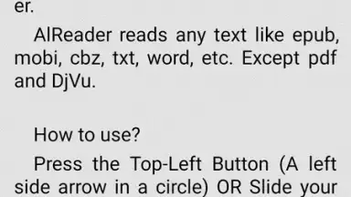 Captura de tela de AlReader 3