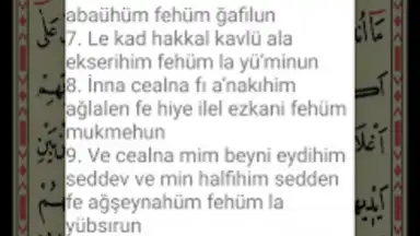 Captura de tela de Yasin Suresi 3