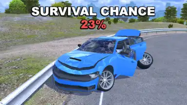 Captura de tela de Car Crash Simulator Mountain 5